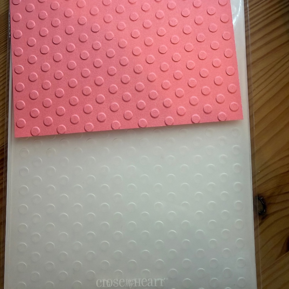 Close to my heart embossing folder